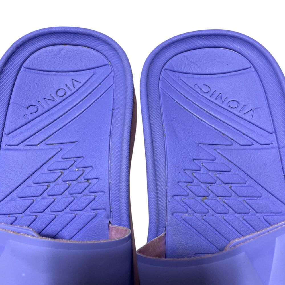 Vionic “8” Purple Rejuvenate Unixes Slides Adjust… - image 5
